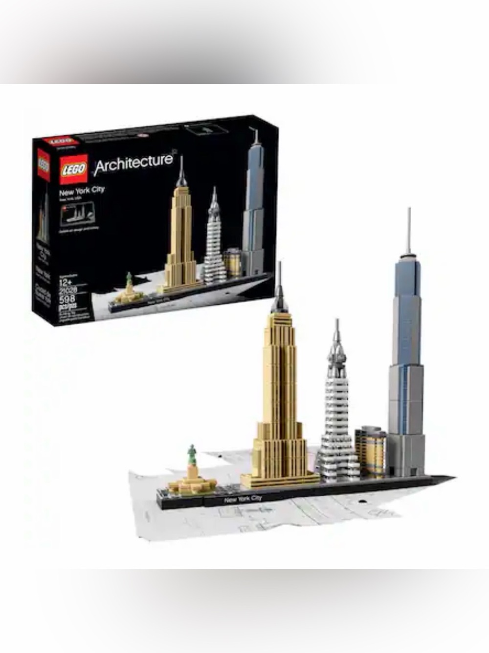 Brand new Lego Architecture New York City Skyline in Gold, Silver, Gray, Green